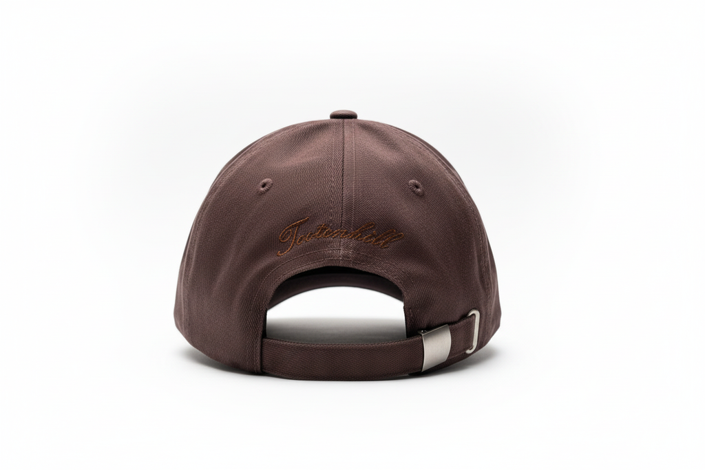 Dark Brown Curved Bill Back View