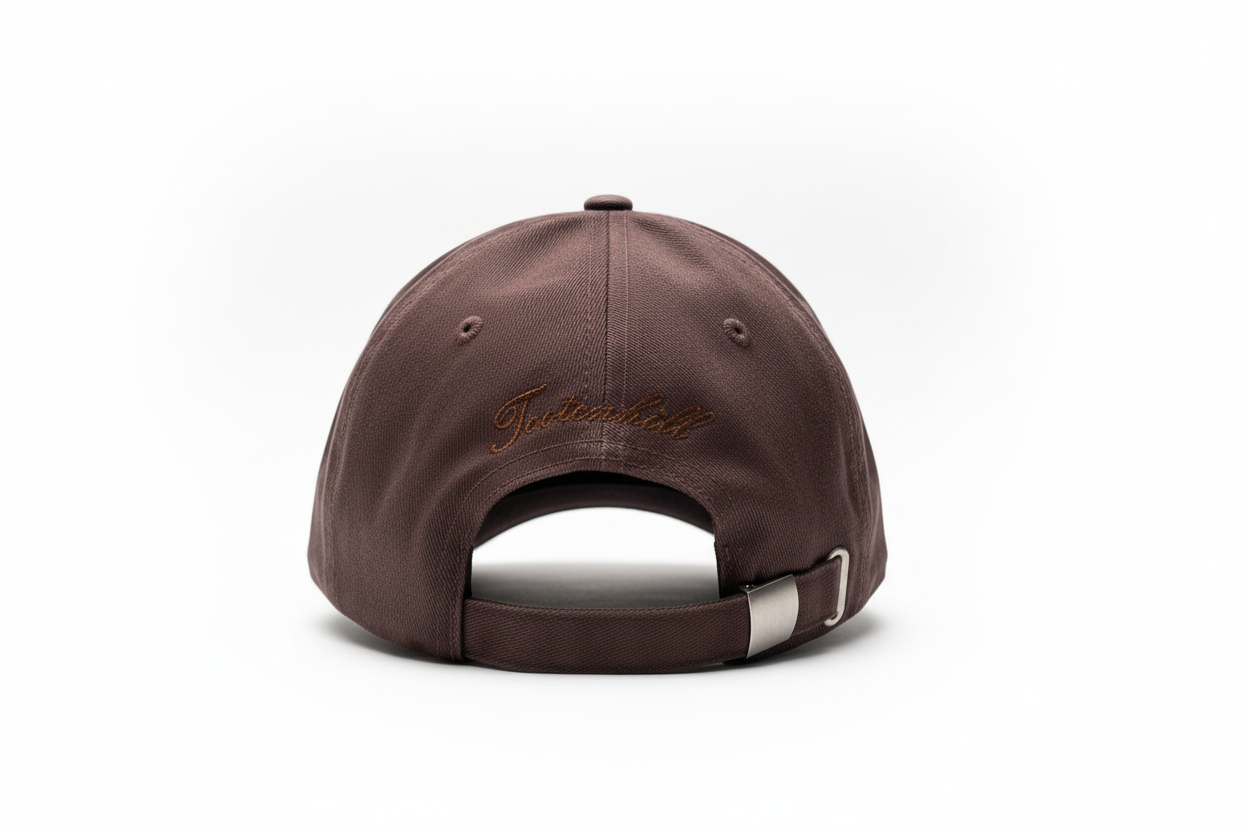 Dark Brown Curved Bill Back View