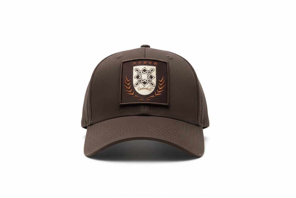 Dark Brown Curved Bill Cap