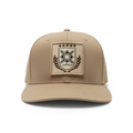 Khaki Brown Cap - Front View