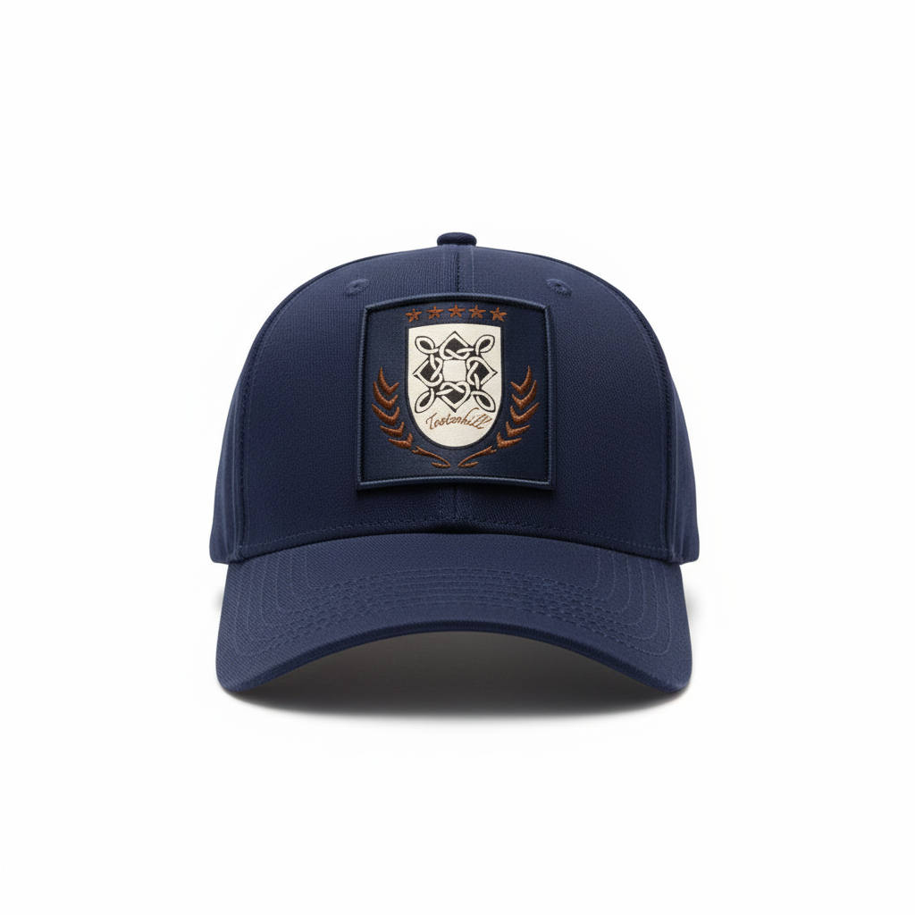 Navy Blue Cap - Front View