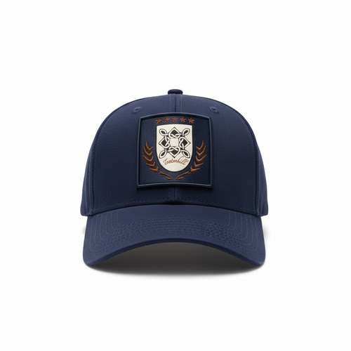 Navy Blue Cap - Front View