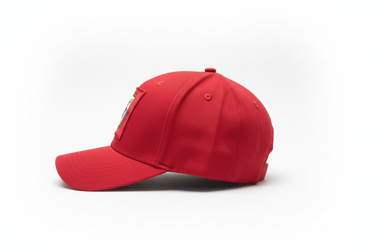 Red Curved Bill Side View