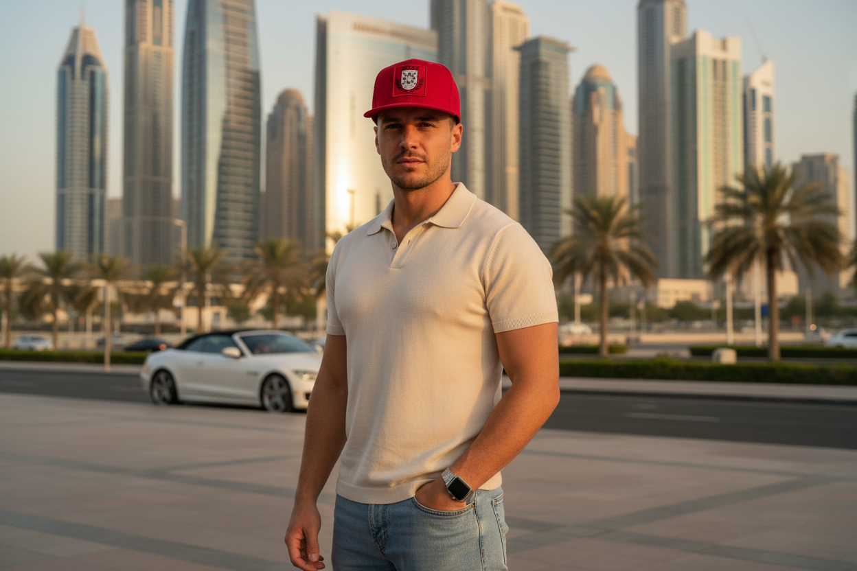 Red Tootenhill Cap in Dubai